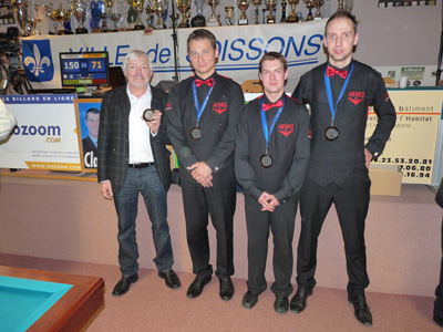 Bronzoví medailisté z Mistrovství Evropy družstev 2013